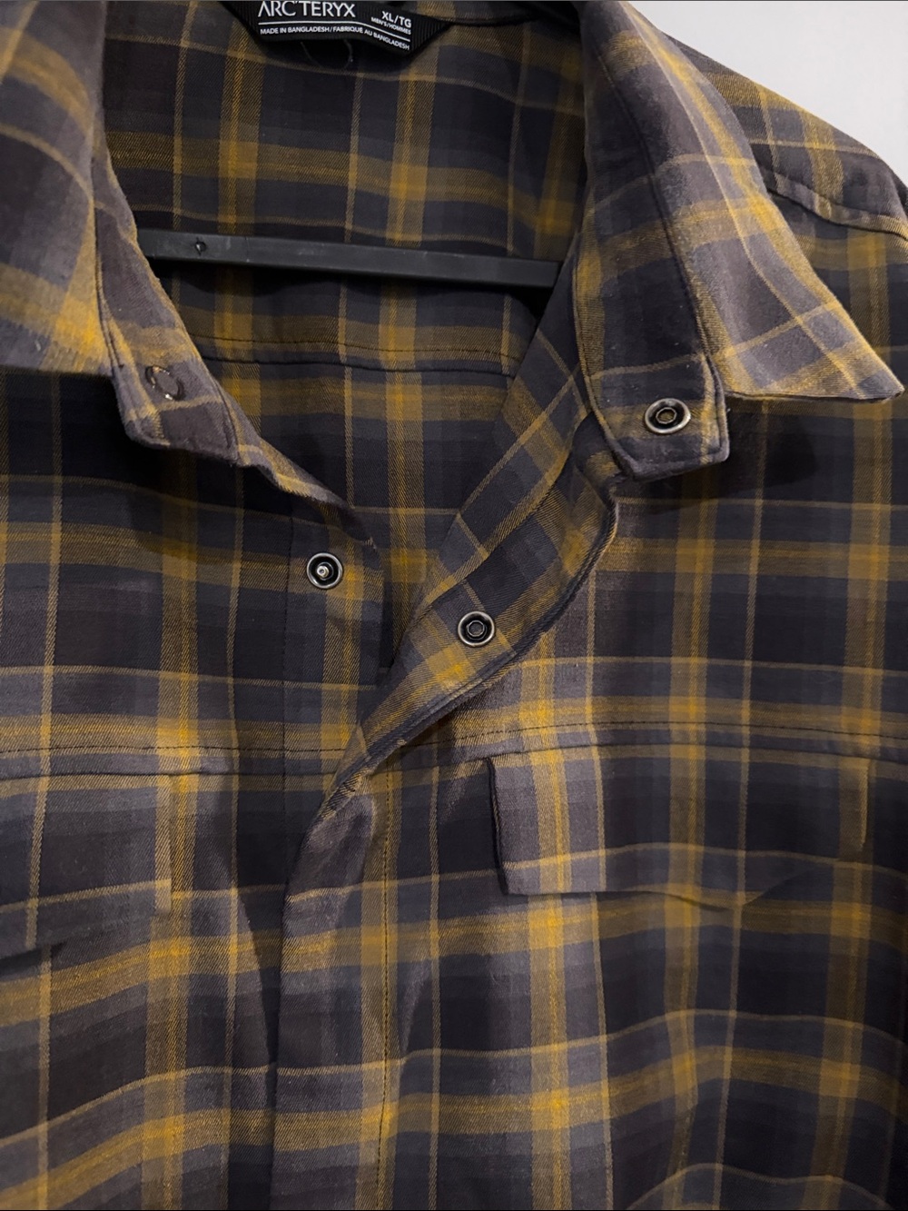 Arc’teryx Gryson Plaid Button-Up Shirt Snap Button - #143 - Picture 5 of 8